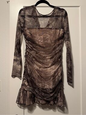 amanda uprichard sandrine silk dress Amanda Uprichard x REVOLVE Sandrine Dress in Moonbeam